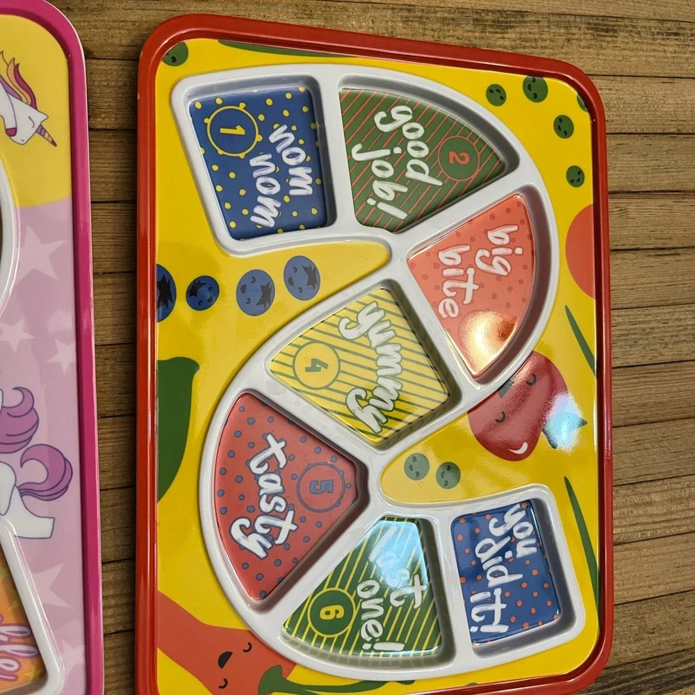 Kids Dinner Plate for Picky Eating Toddlers: Healthy Constructive Fun Meal Time - Picture 3 of 4